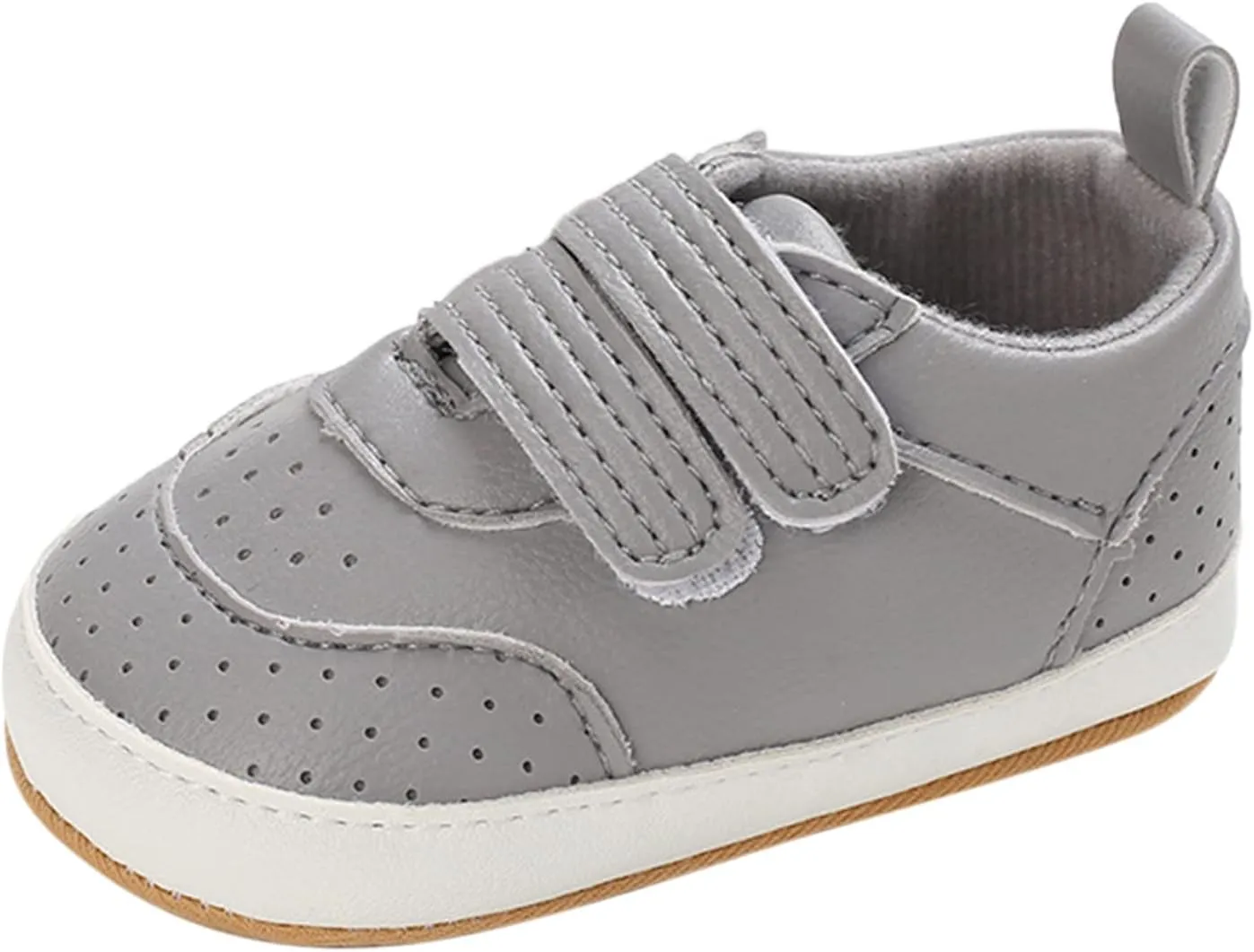 Spring and Summer Children Baby Toddler Shoes Boys and Girls Casual Shoes Flat Bottom Light Breathable Comfortable Solid Color Hook Loop Baby Girl Ballet Shoes