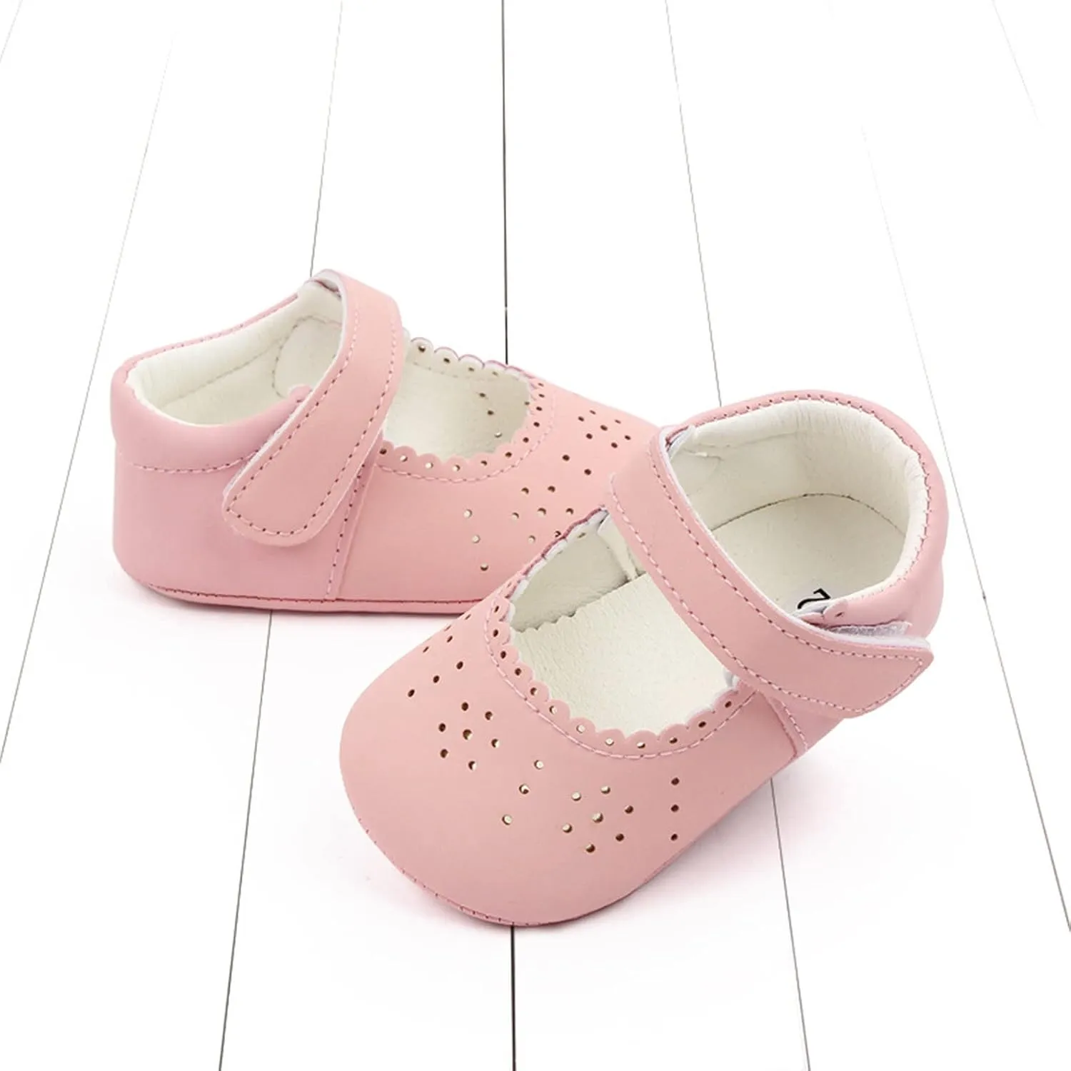 Spring and Summer Children Baby Toddler Shoes for Girls Flat Sole Light Hollow Breathable Comfortable Solid Color Casual Toddler Canvas Shoes