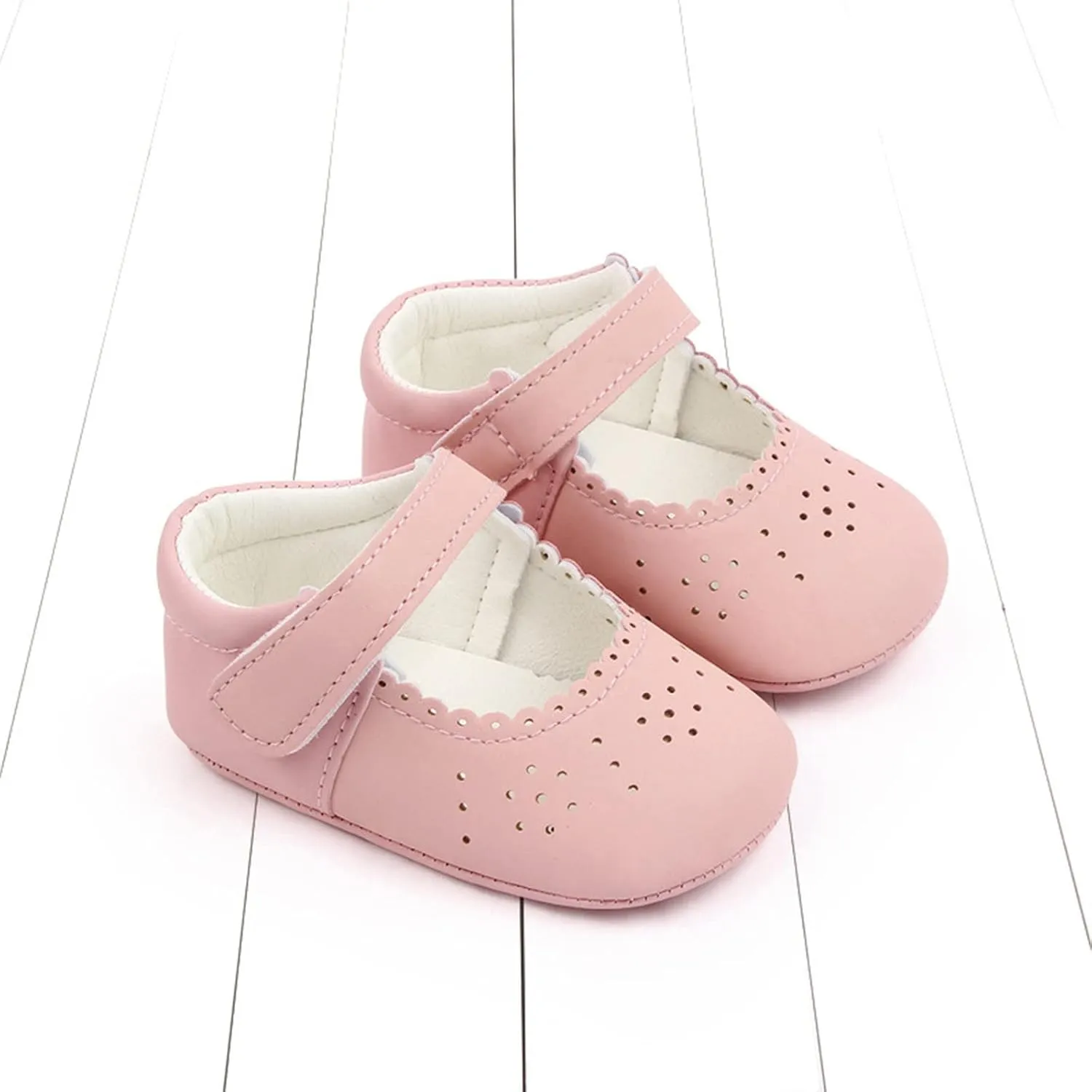 Spring and Summer Children Baby Toddler Shoes for Girls Flat Sole Light Hollow Breathable Comfortable Solid Color Casual Toddler Canvas Shoes