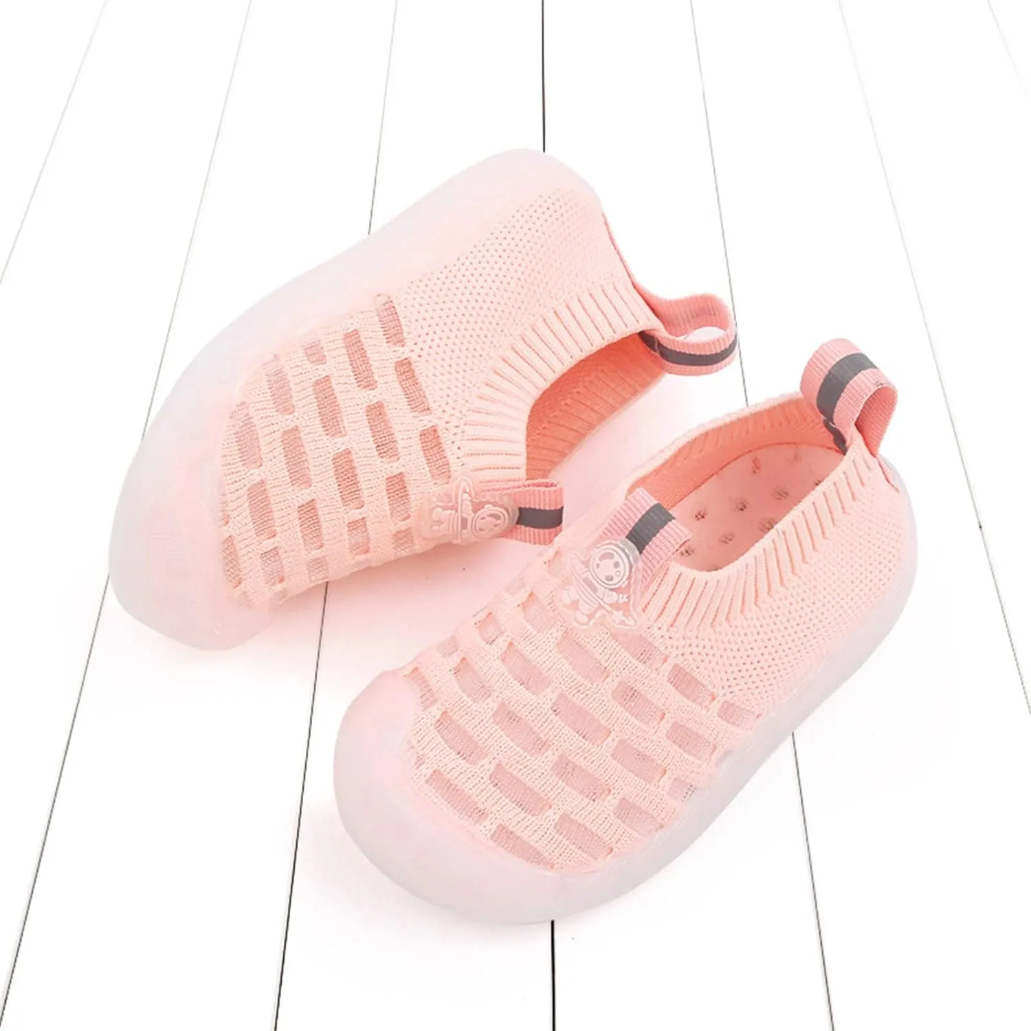 Spring and Summer Children Toddlers Boys and Girls Sports Shoes Flat Bottom Soft Fly Woven Size 5 Girls Tennis Shoes