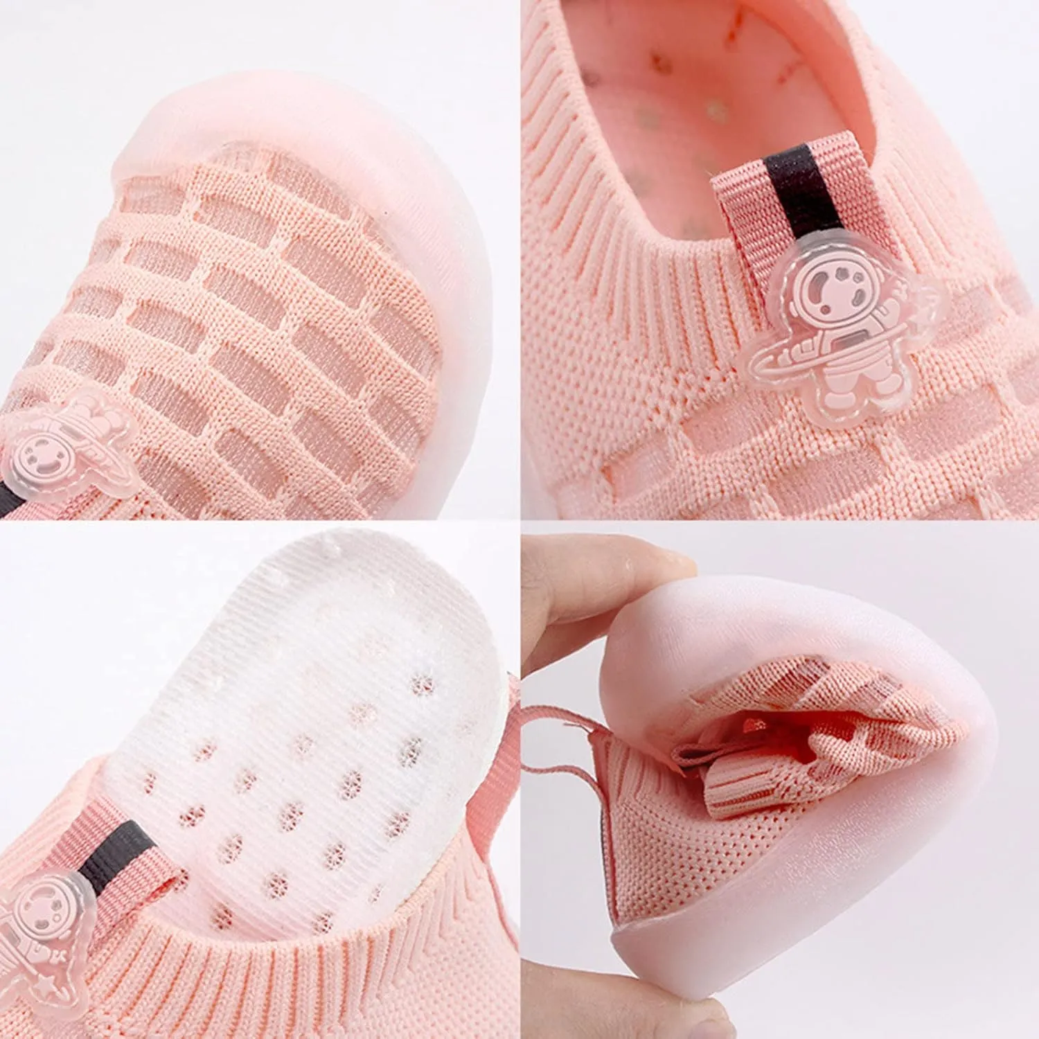 Spring and Summer Children Toddlers Boys and Girls Sports Shoes Flat Bottom Soft Fly Woven Size 5 Girls Tennis Shoes