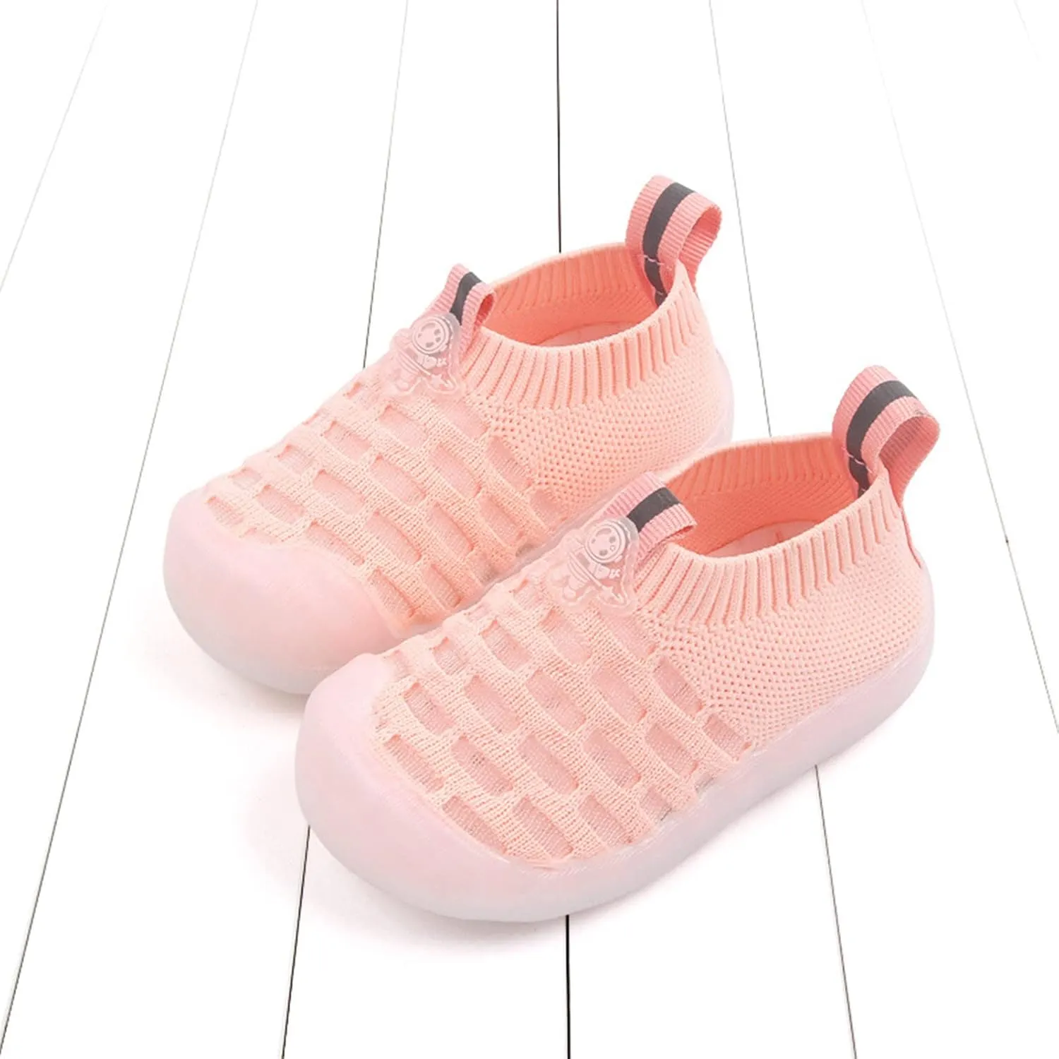 Spring and Summer Children Toddlers Boys and Girls Sports Shoes Flat Bottom Soft Fly Woven Size 5 Girls Tennis Shoes
