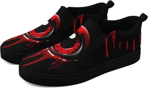 Stylish Skull Flower Slip-On Canvas Shoes for Men Women Unisex Trendy Comfortable Flat Sneaker Lightweight Footwear