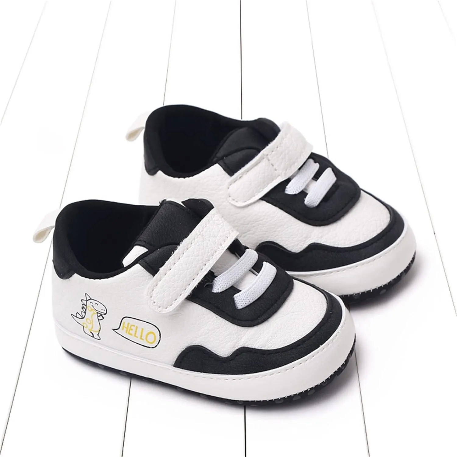 Summer Children Infant Toddler Shoes Boys and Girls Sports Round Toe Colorblock Hook Loop Slip on Canvas Shoes for Boys