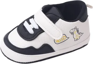Summer Children Infant Toddler Shoes Boys and Girls Sports Round Toe Colorblock Hook Loop Slip on Canvas Shoes for Boys