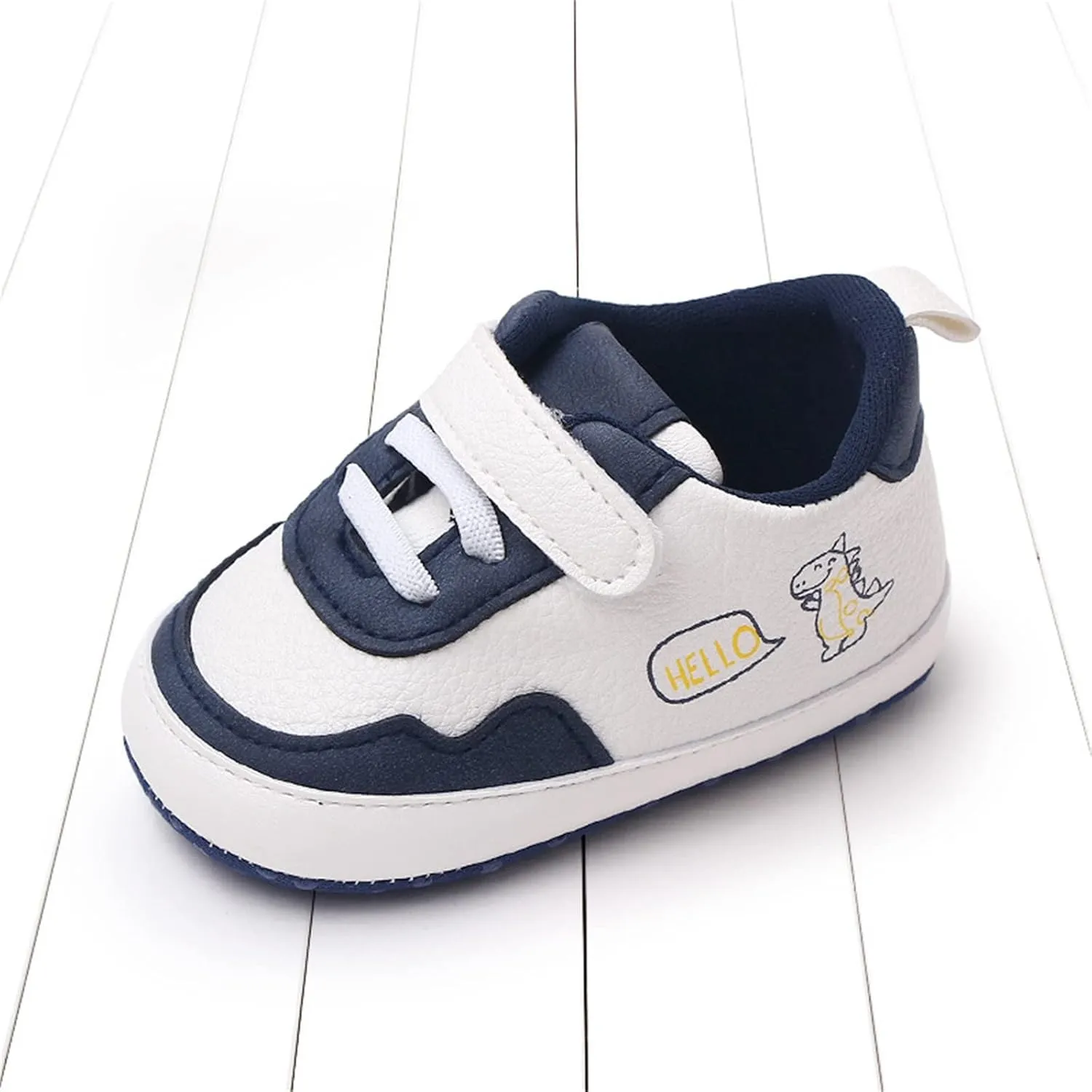 Summer Children Infant Toddler Shoes Boys and Girls Sports Round Toe Colorblock Hook Loop Slip on Canvas Shoes for Boys