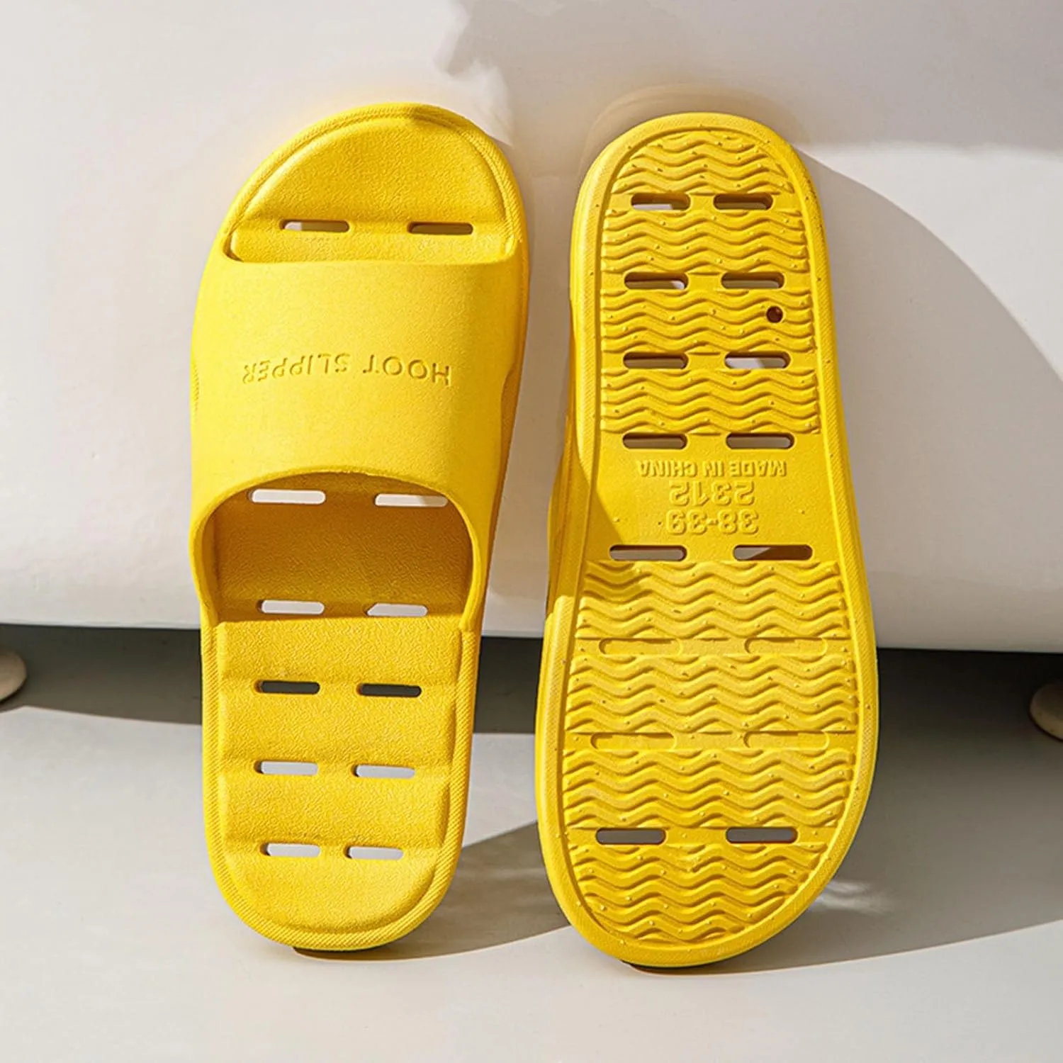 Summer Slides Sandals for Women Open Toe Shower Shoes Bathroom Sandals Walking Sandals Slides for Women
