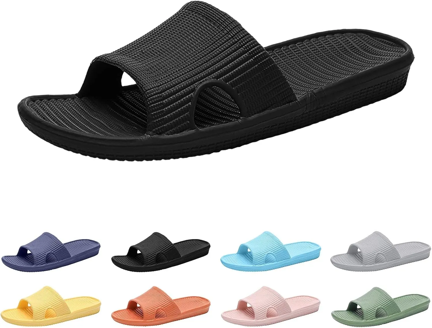 Summer Slides Sandals for Women Quick Drying Non Slip Slippers Beach Non Slip Sandals Shower Slides for Women