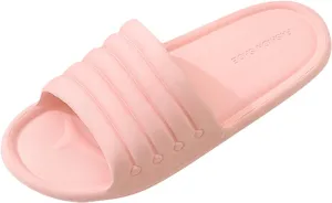 Summer Slides Sandals for Women Shower Shoes for College Dorm Room Memory Foam Slides Travel Slippers for Women
