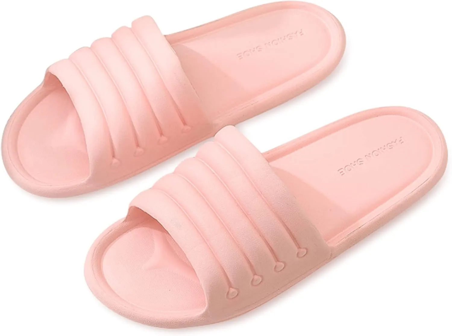 Summer Slides Sandals for Women Shower Shoes for College Dorm Room Memory Foam Slides Travel Slippers for Women