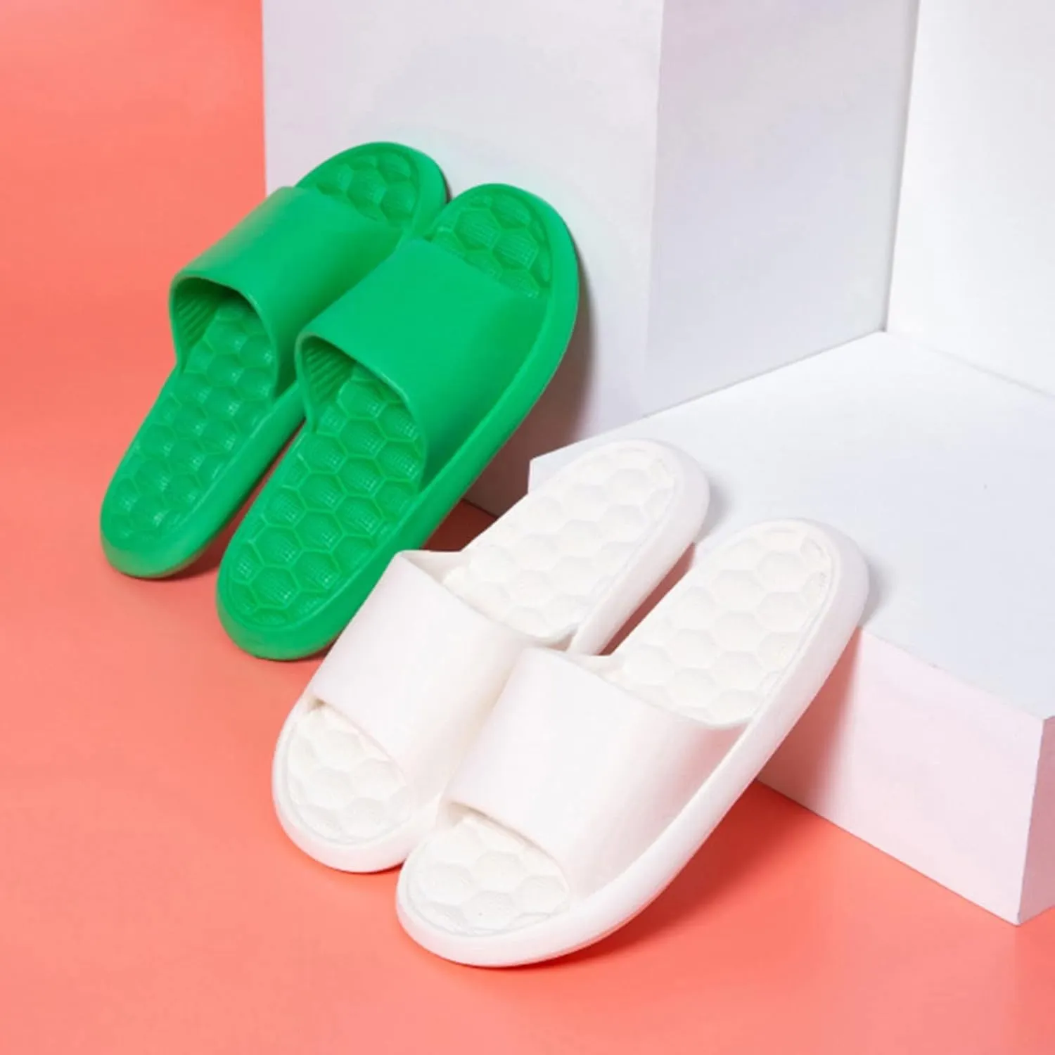 Swimming Sandals for Men Sport Post Run Recovery Slide Sandal Bathroom and Pool Sandals Indoor Slipper for Gym Soft Sole