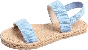 Teen Girls Neutral Sandals Cute Summer Shoes For Women 2025 With Arch Support Beach Vacation Gladiator Wedge Sandals
