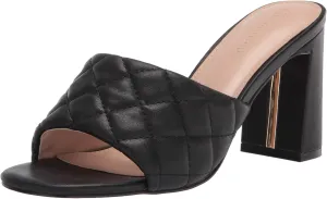 The Drop Women's Pattie High Block-Heeled Mule Sandal