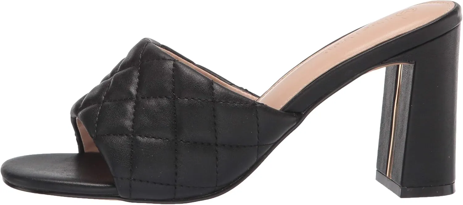 The Drop Women's Pattie High Block-Heeled Mule Sandal