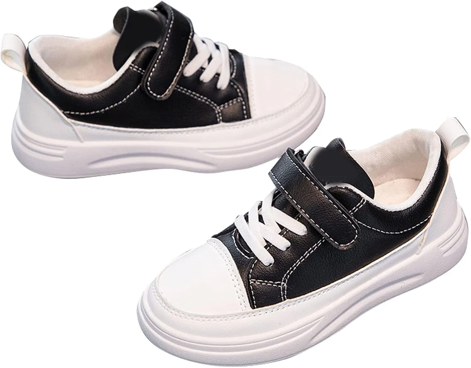 Toddler Boys and Girls Canvas Shoes Low Top Adjustable Strap Sneakers Kids New Mesh Breathable Casual Sports