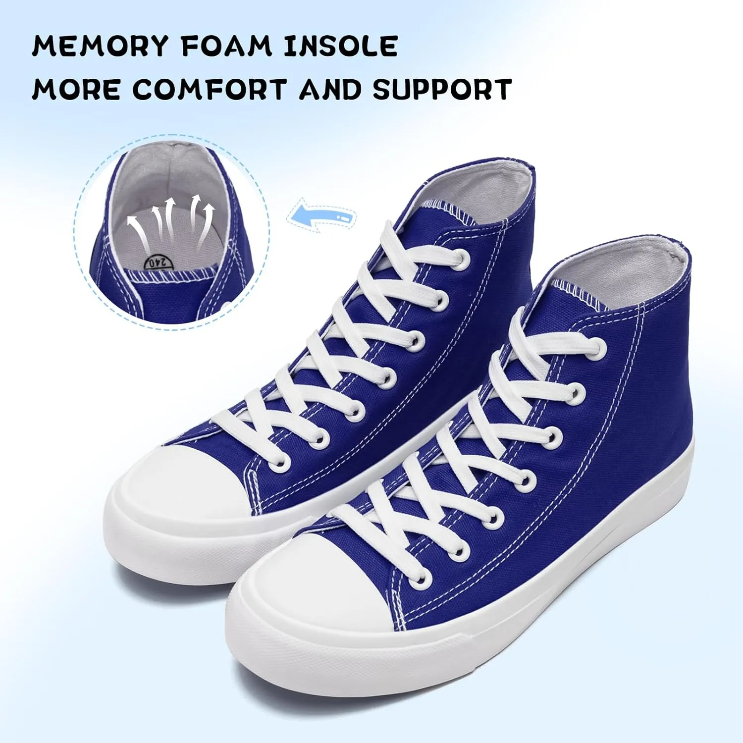 Toddler/Little Sneakers for Girls Boys Kids Fashion High Tops Canvas Shoes Classic Casual Tennis Shoes Colorful Shoes