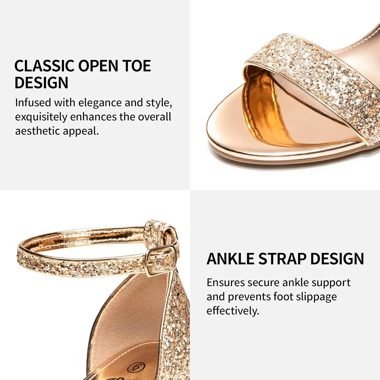 Trary Wedding Shoes for Bride, Heels for Women, Rubber Sole and Insole Provide Excellent Cushion