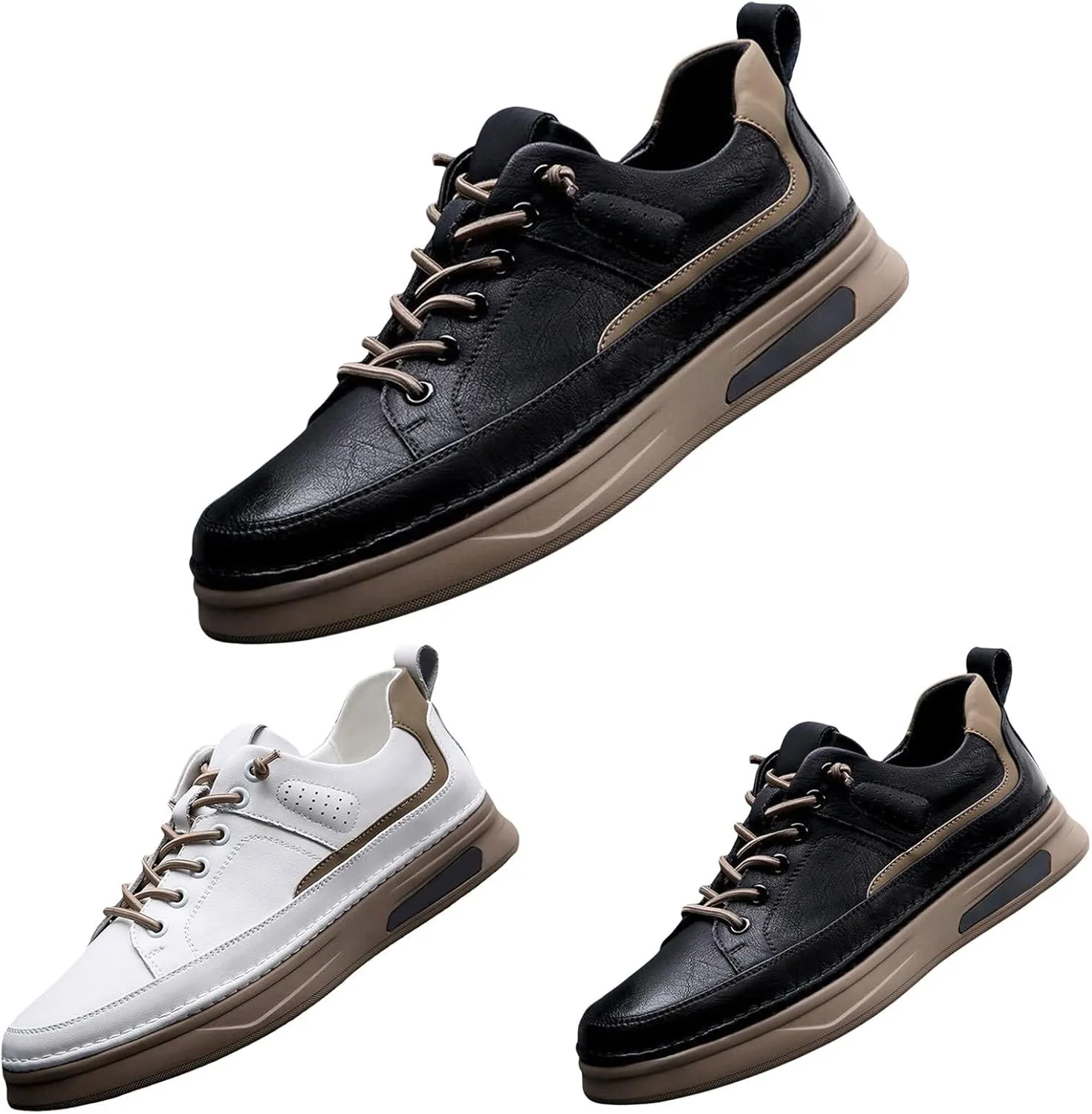 Walking Sneakers for Women Wide Width Business Casual Shoes Women Women's White Fashion Sneakers Wide Toe Box Trendy Casual Black Loafers Women Sneakers for Men