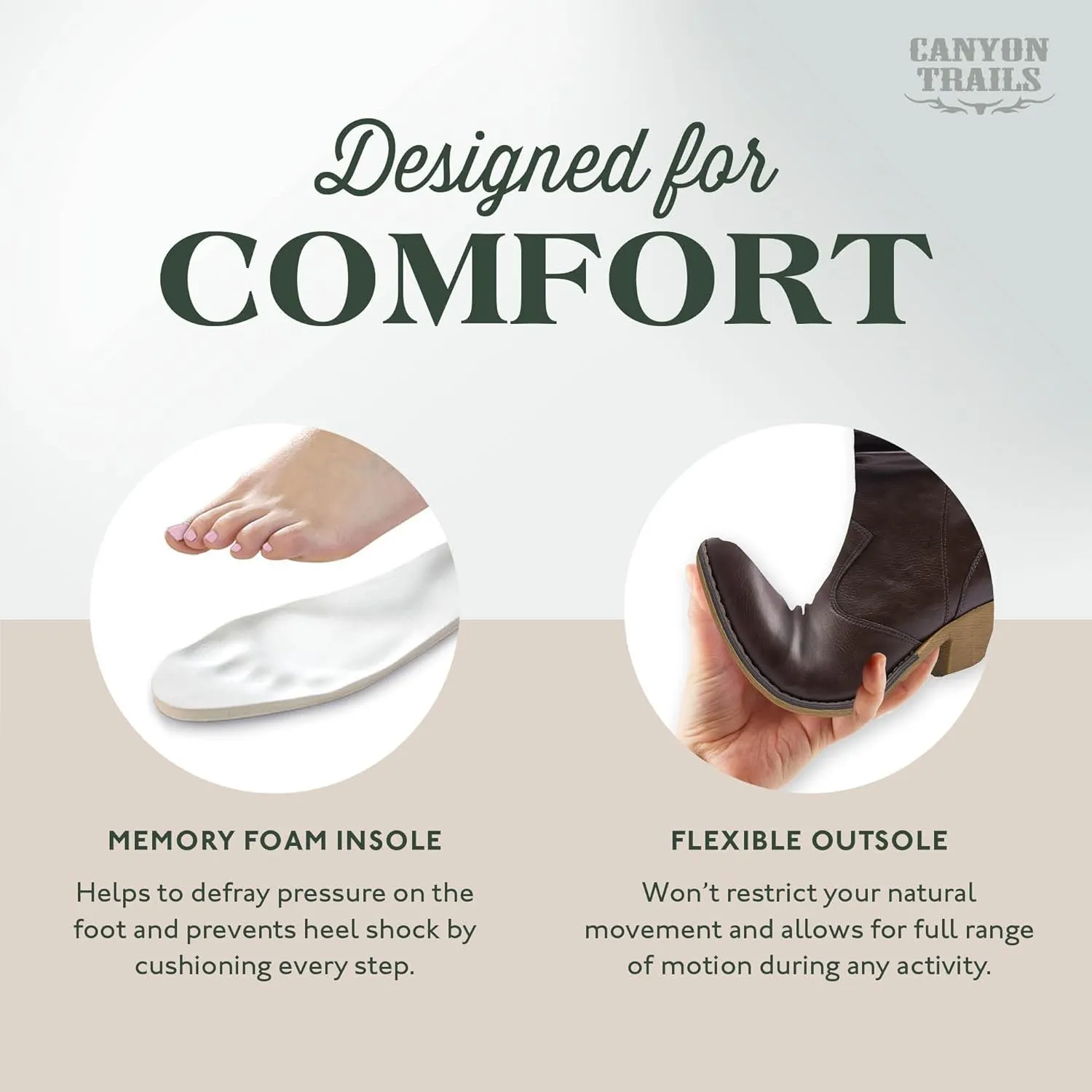 Western Cowboy Boots for Women - Durable Stack Heel and Ankle Style Cowgirl Boots - Comfortable Faux Leather Teen Girls & Women's Ankle Booties