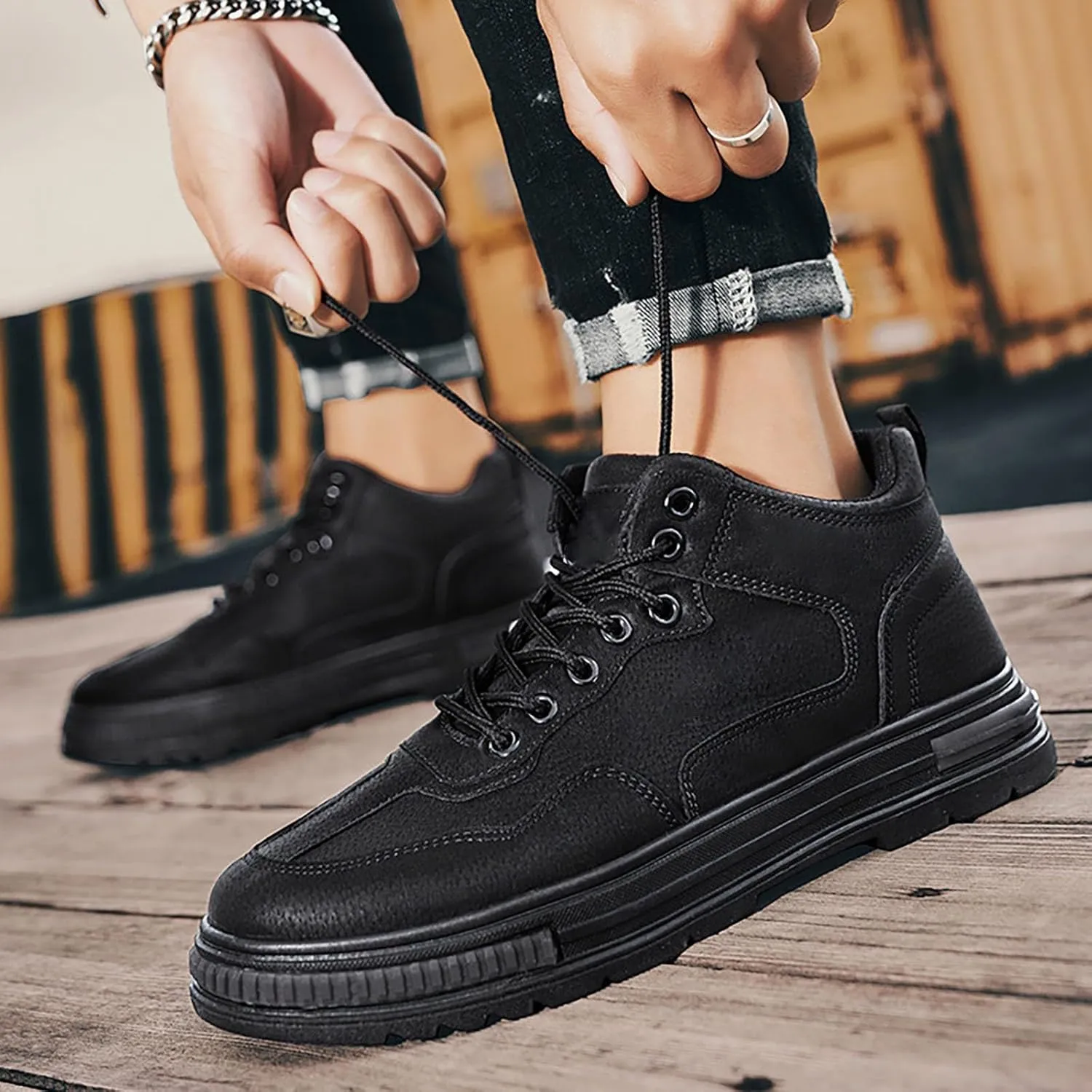 White Sneakers Men White Shoes for Men Men's Casual Slip-on Loafers Wide Toe Box Trendy Casual Men's Loafers & Slip-Ons Black Sneakers for Women