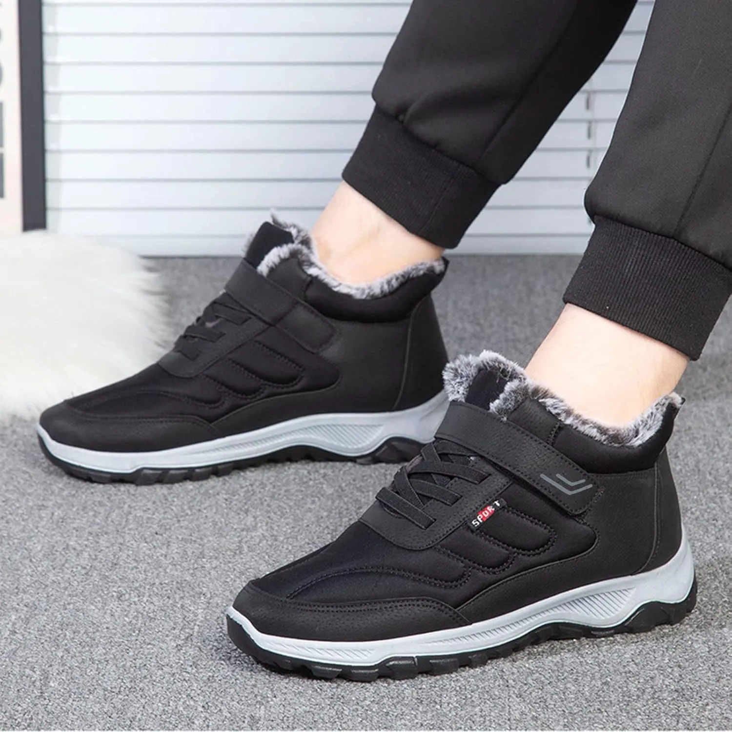 Winter Boots Women Fashion Non Slip Snow Shoes for Ladies Snow Boots for Womens Winter Shoes Warm Womens Winter Boot Slip On Slip On Shoes Women Mens Booties Winter