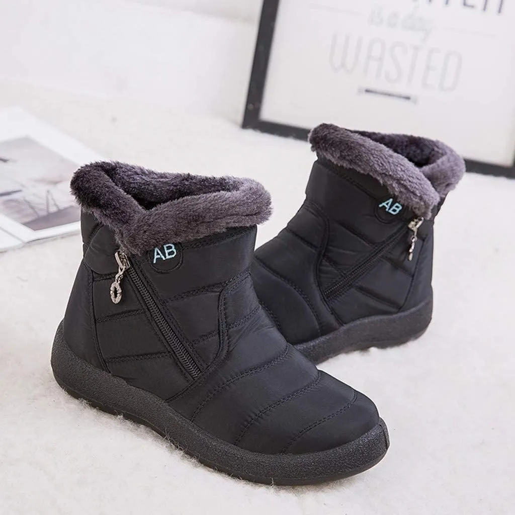 Women Boots Winter Waterproof Snow Booties for Ladies 2024 Womens Snow Boots Winter Shoes Warm Fur Lined Winter Shoes Women Waterproof Tennis Shoes Womens Snow Booties Men