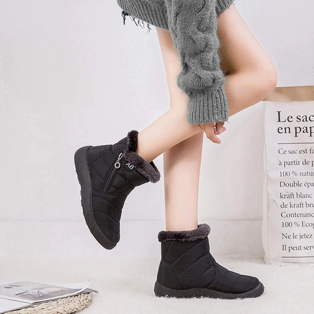 Women Boots Winter Waterproof Snow Booties for Ladies 2024 Womens Snow Boots Winter Shoes Warm Fur Lined Winter Shoes Women Waterproof Tennis Shoes Womens Snow Booties Men