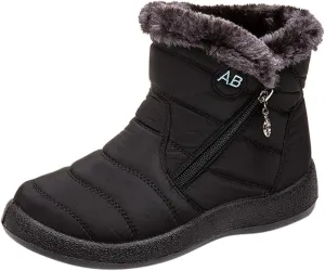 Women Boots Winter Waterproof Snow Booties for Ladies 2024 Womens Snow Boots Winter Shoes Warm Fur Lined Winter Shoes Women Waterproof Tennis Shoes Womens Snow Booties Men