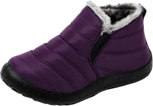 Women Winter Boots Wide Width Adults Short Snow Boots Womens Snow Boots Winter Fur Lined Ankle Boot Easy On Snow Boot Women Mens Casual Shoes Snow Booties Men