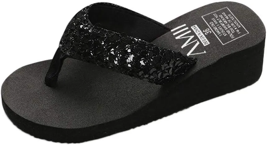Women's Arch Support Flip Flops Comfort Walking Summer Beach Thong Sandals Breathable Casual Slippers