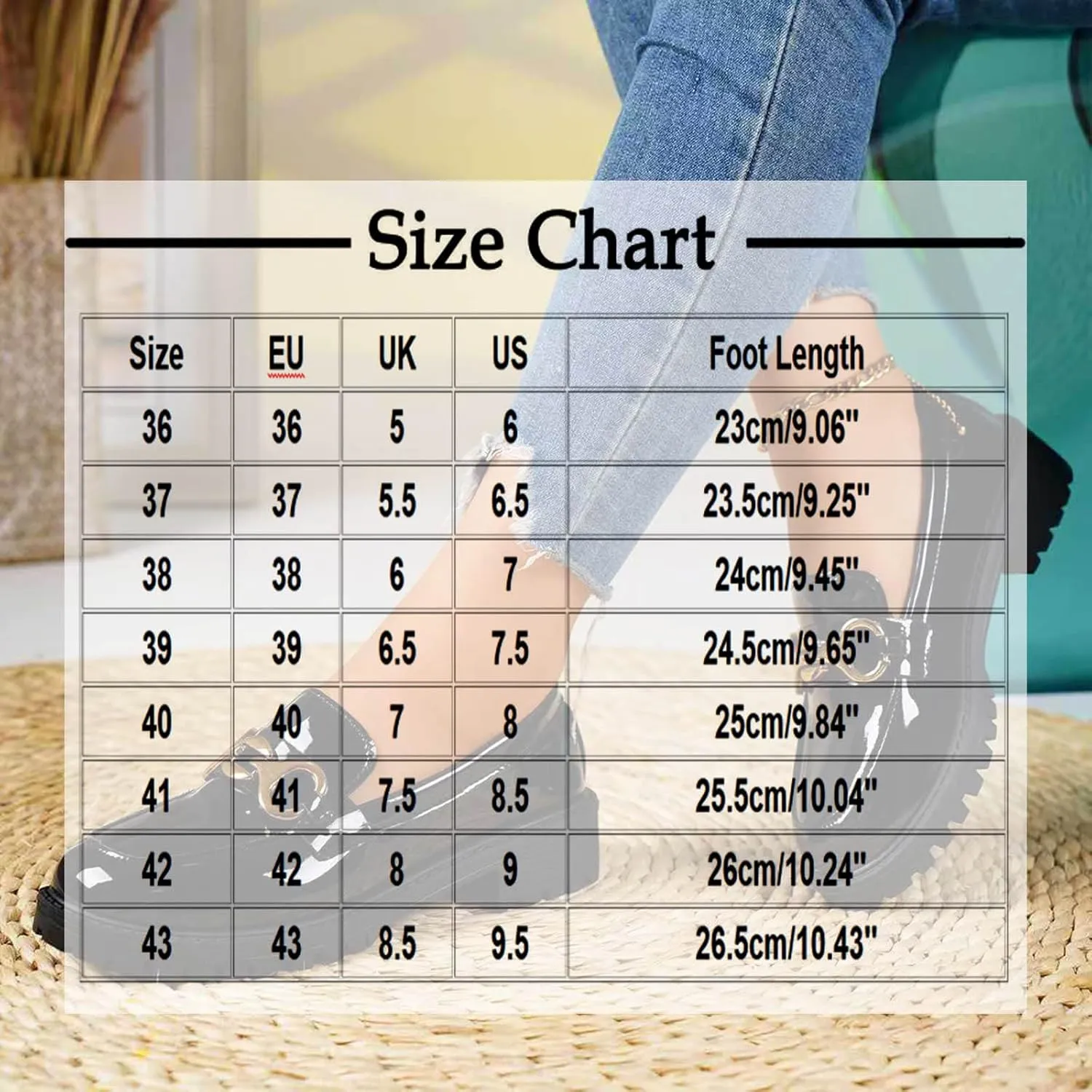 Women's Chunky Loafers Summer Fashion Platform Comfortable Slip-On Dressy Business Casual Shoes For Going Out Travel