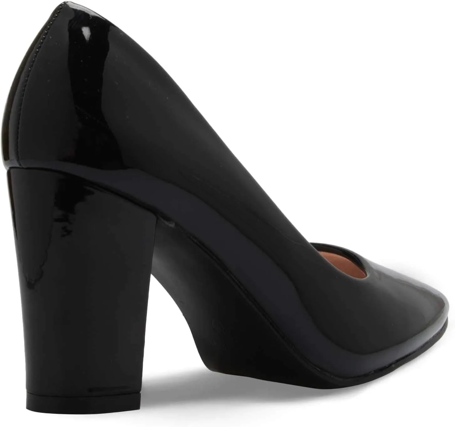Women's Classic Pointed-Toe Elegant Pumps Low Block Heel - Adorable, Comfortable