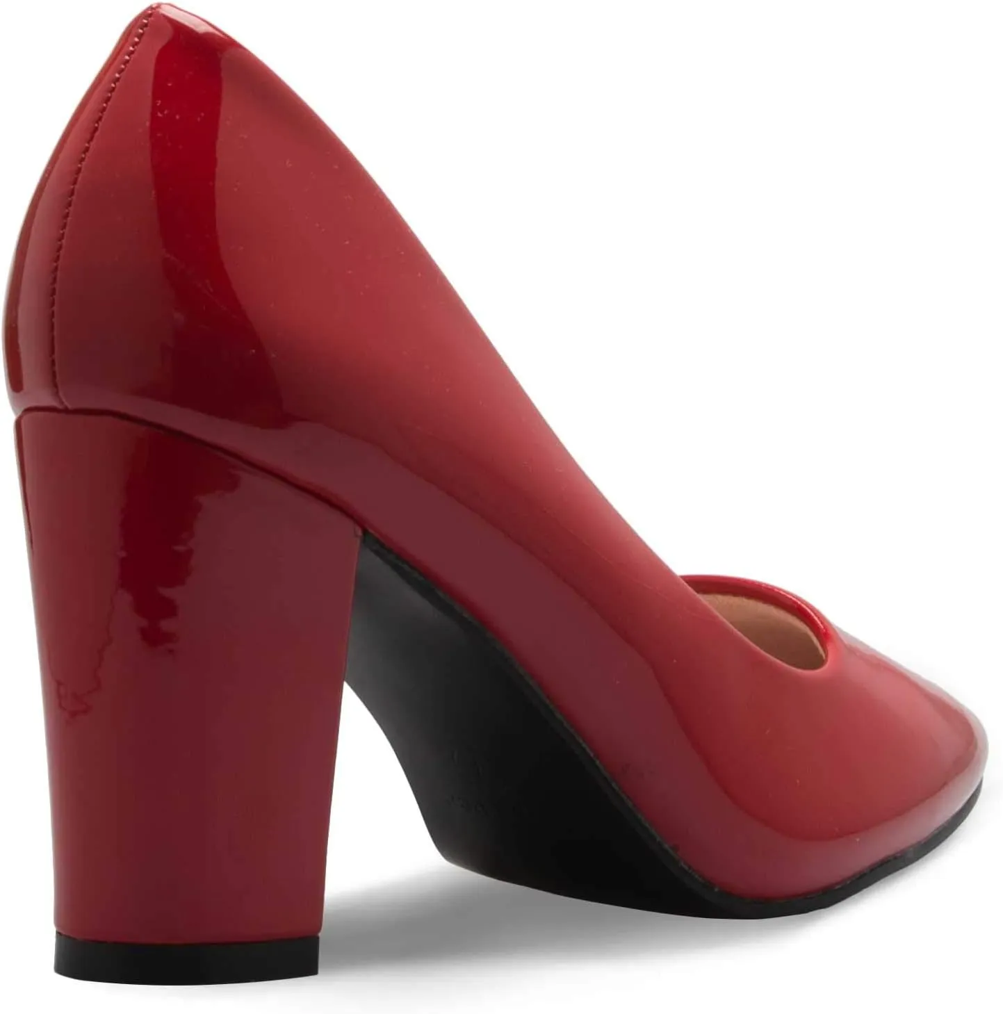 Women's Classic Pointed-Toe Elegant Pumps Low Block Heel - Adorable, Comfortable