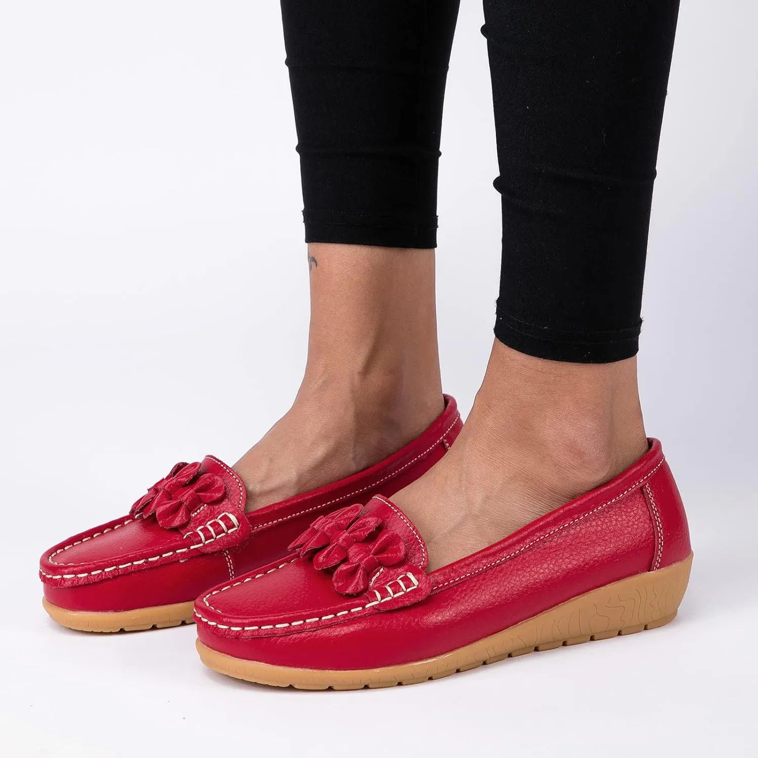 Womens Dress Shoes with Arch Support Loafers for Women Wide Wide Toe Box Trendy Casualfashion Round Toe Christmas Tennis Shoes for Women Women Tennis Shoes