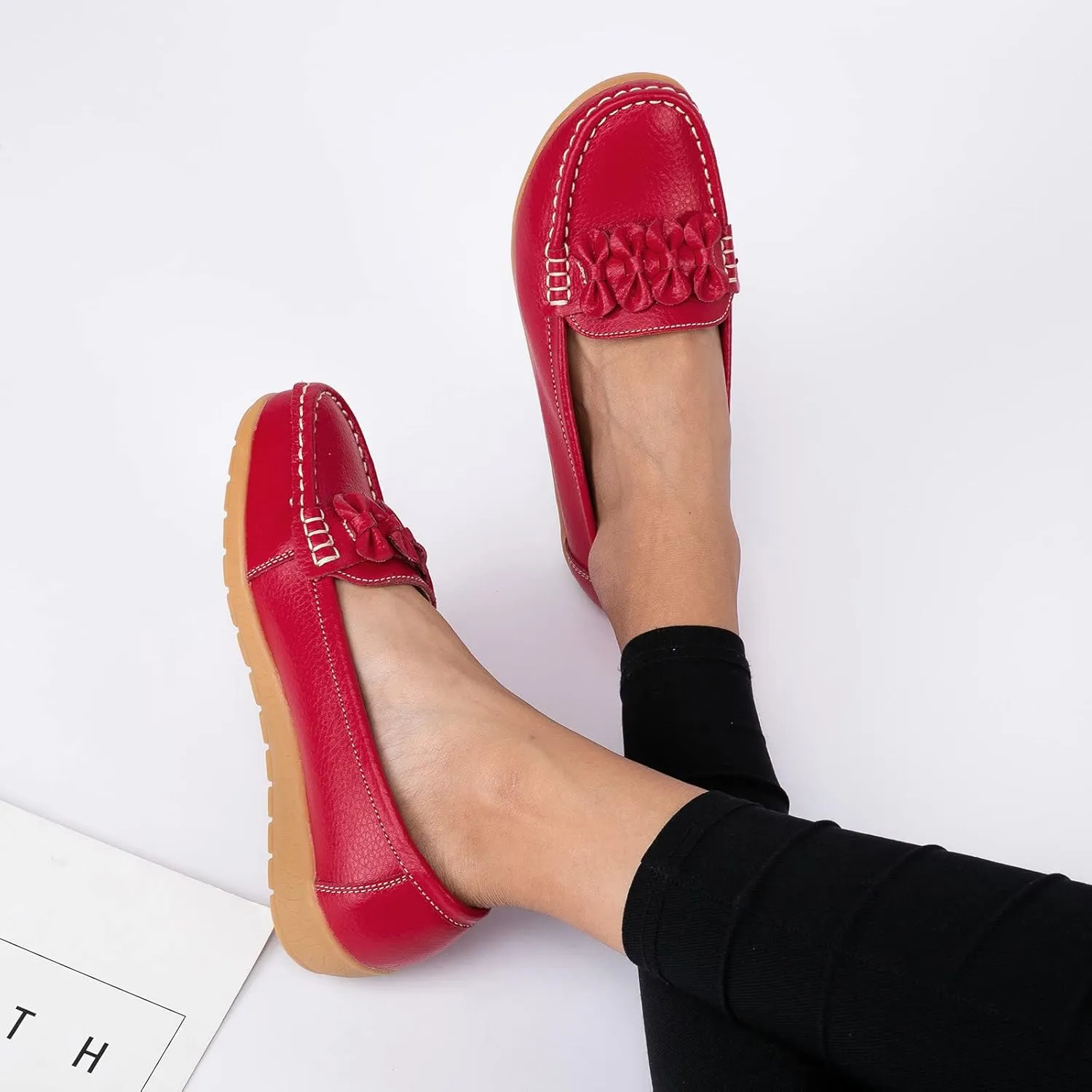 Womens Dress Shoes with Arch Support Loafers for Women Wide Wide Toe Box Trendy Casualfashion Round Toe Christmas Tennis Shoes for Women Women Tennis Shoes
