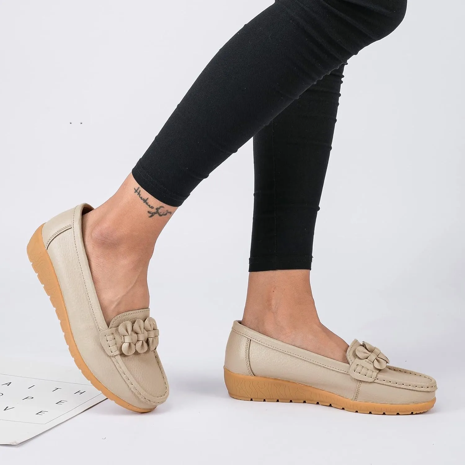 Womens Dress Shoes with Arch Support Loafers for Women Wide Wide Toe Box Trendy Casualfashion Round Toe Christmas Tennis Shoes for Women Women Tennis Shoes