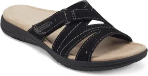 Womens Fashion Orthotic Slides Ladies Lightweight Slip Resistant Everyday Sandal Plantar Fasciitis Arch Support Comfortable Flats