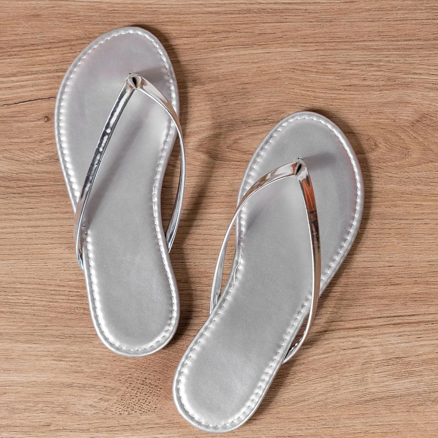 Women's Flip Flops Comfort Summer Flat Thong Slippers Walking Indoor Outdoor Flip-Flops Beach Clip Toe Slide Sandal