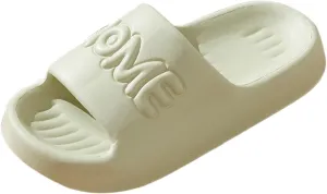 Women's Pillow Slippers Indoor Slides Bathroom Sandals Quick Drying Shower Slippers Shower Shoes for Women