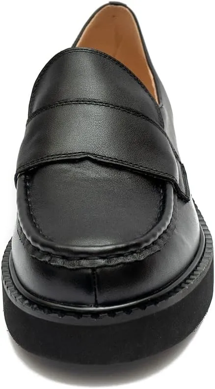 Women's Platform Leather Loafer