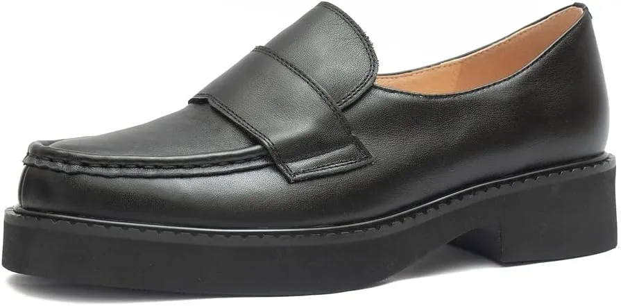 Women's Platform Leather Loafer