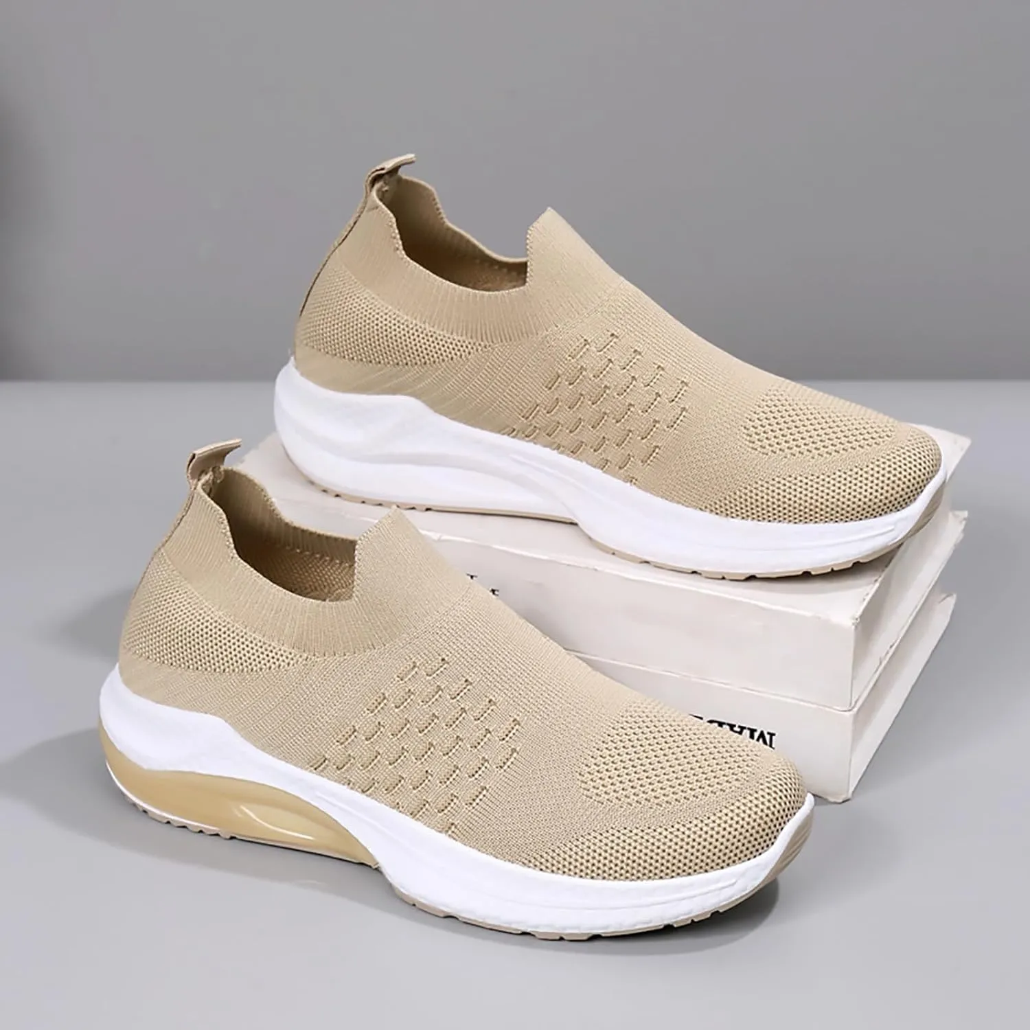 Womens Shoes FlatsWomens Walking Sneakers Wide Width Loafers for Women Closed Head Cute Cozy Women's Christmas Shoes Wide Toe Box Trendy Casual