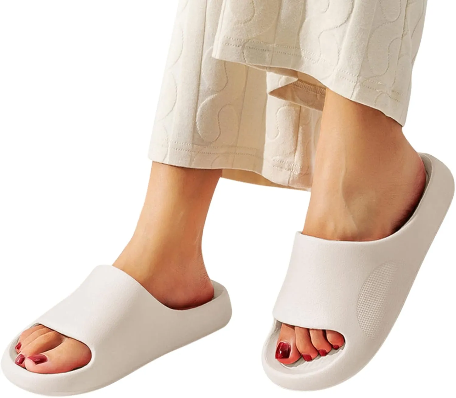 Women's Slides Ultimate Comfort Lightweight Shower Slippers Soft Soled Slides Vacation Sandals for Women