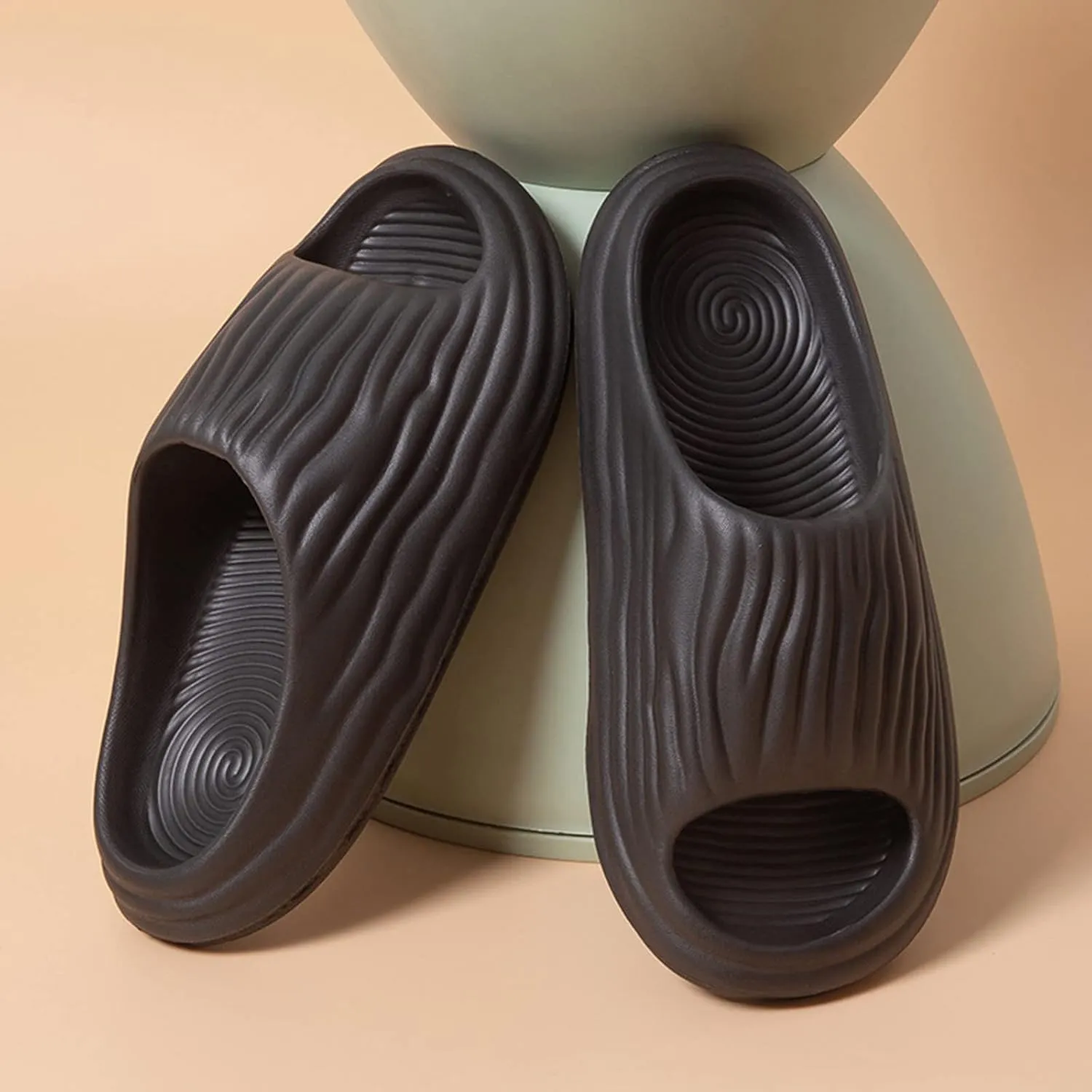 Women's Soft Flat Soled Sandal Non Slip Pool Beach Bathroom Travel Slippers Beach Sandals Women's Flat Slippers