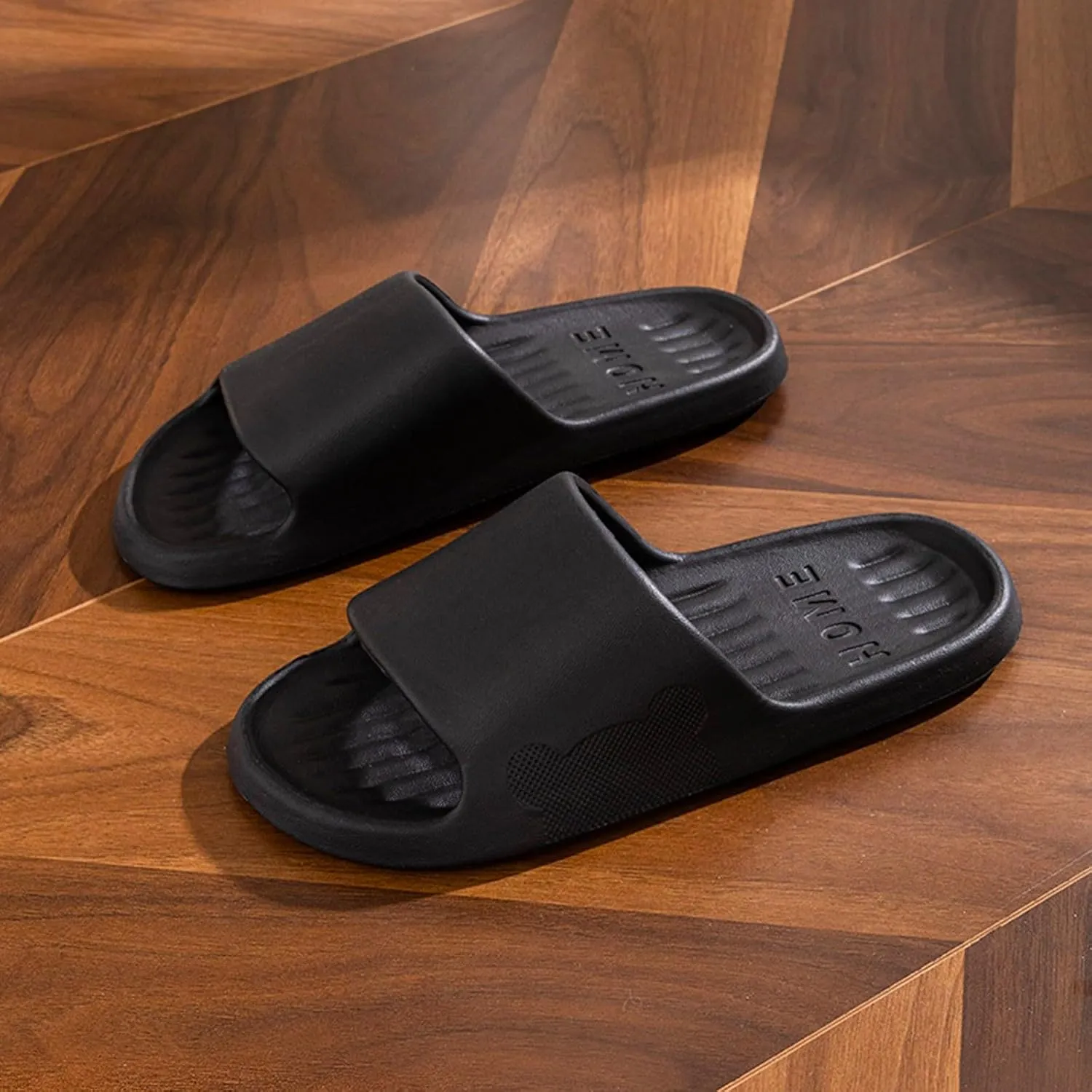 Women's Soft Flat Soled Sandal Open Toe Shower Shoes Bathroom Sandals Beach Sandals Travel Slippers for Women