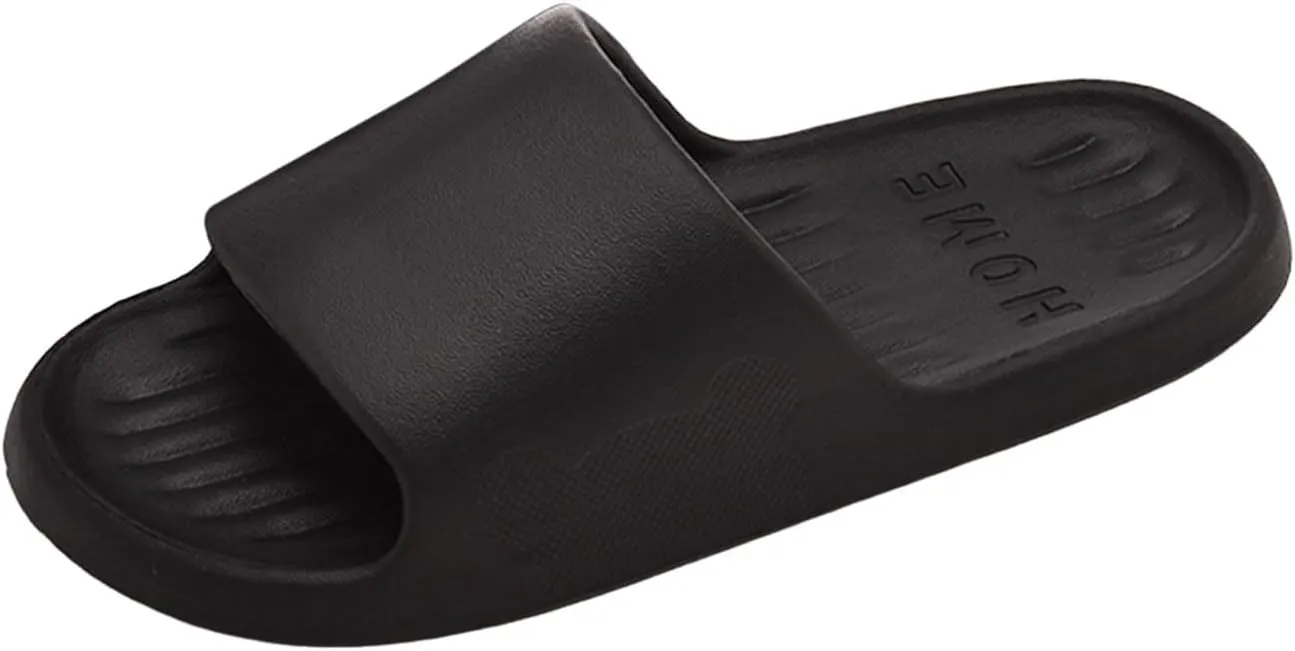 Women's Soft Flat Soled Sandal Open Toe Shower Shoes Bathroom Sandals Beach Sandals Travel Slippers for Women