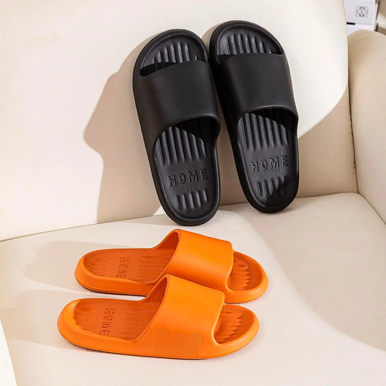 Women's Soft Flat Soled Sandal Open Toe Shower Shoes Bathroom Sandals Beach Sandals Travel Slippers for Women
