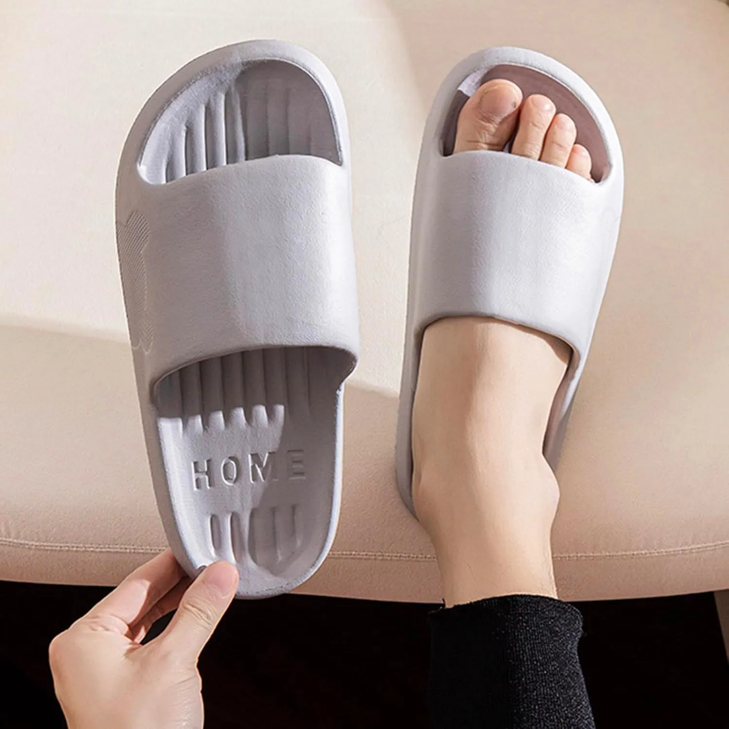 Women's Soft Flat Soled Sandal Open Toe Shower Shoes Bathroom Sandals Beach Sandals Travel Slippers for Women