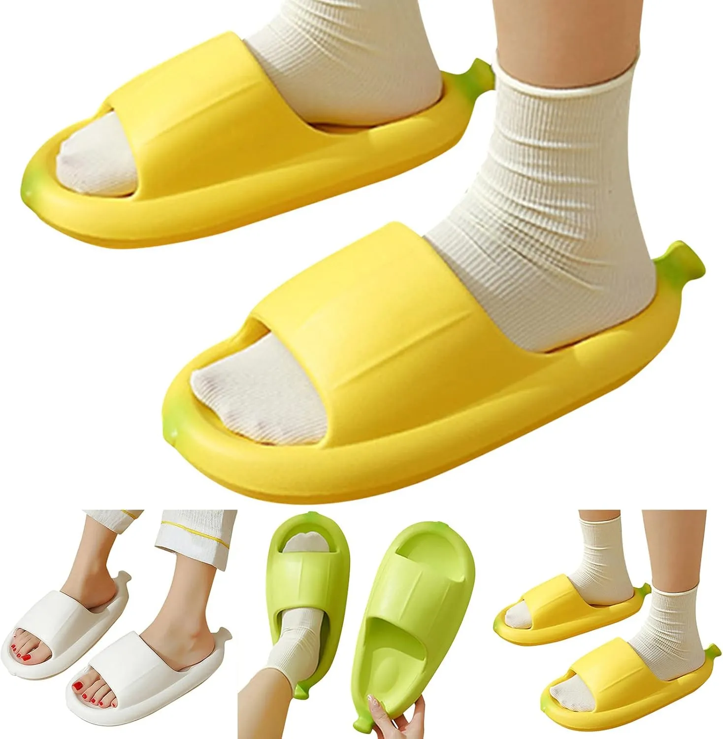 Women's Soft Flat Soled Sandal with Drainage Hole Water Shoe Quick Drying Shower Slippers Women's Flat Slippers