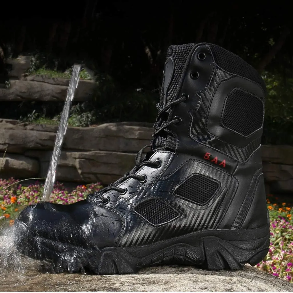 Wygwlg Mens Army Tactical Military Boots Durable Recon Special Forces Boot Non-slip Desert Jungle Action Combat Boots